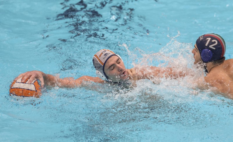 Polufinale Europskog prvenstva u vaterpolu, Španjolska - Italija