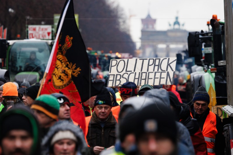 GERMANY FARMERS STRIKE