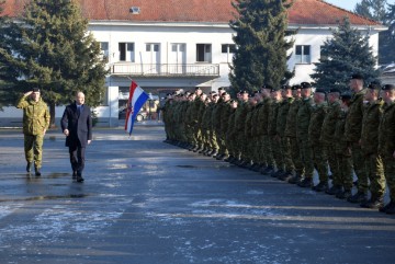 Svečani ispraćaj 13. hrvatskog kontingenta u Poljsku