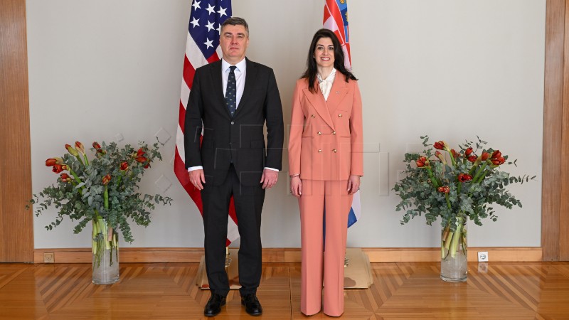 US ambassador presents her credentials to President Milanović