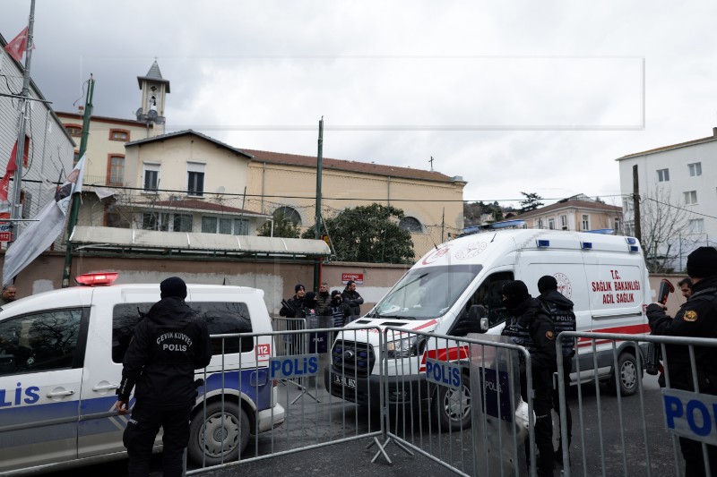 Jedna osoba poginula u napadu u katoličkoj crkvi u Istanbulu