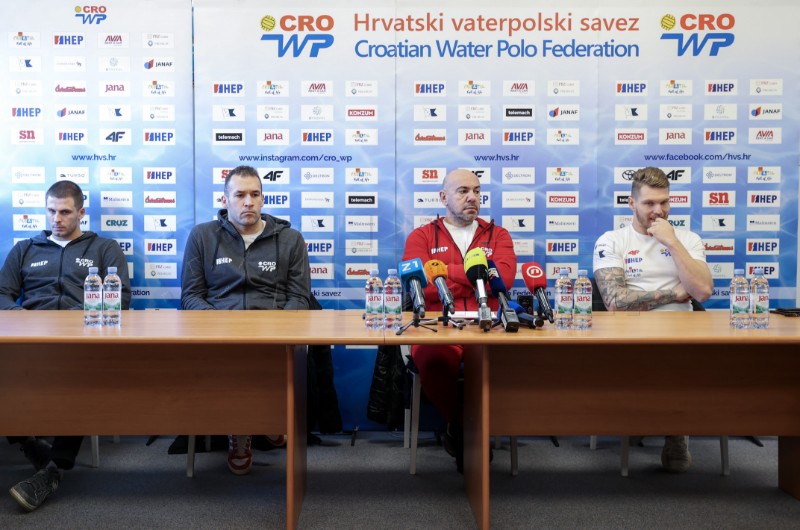 Konferencija za medije Hrvatske vaterpolo reprezentacije