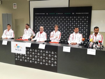 Konferencija za medije hrvatske Davis Cup reprezentacije