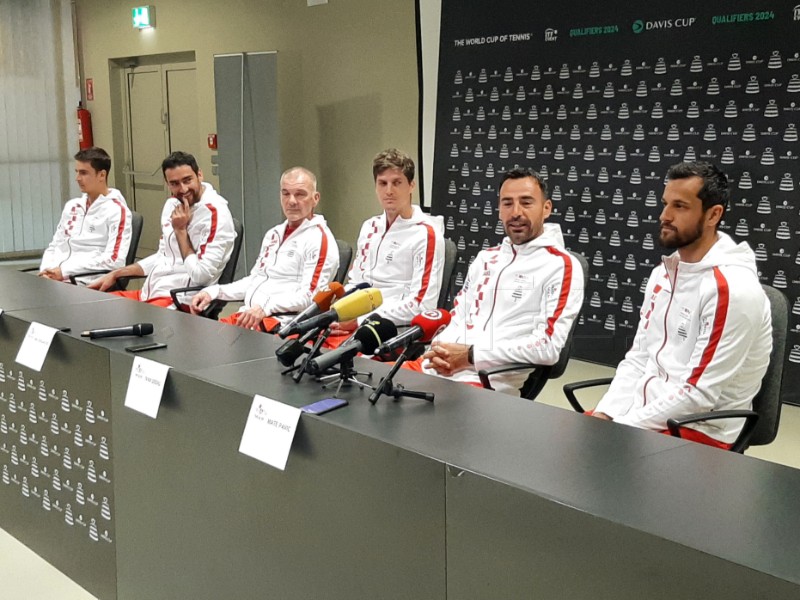 Konferencija za medije hrvatske Davis Cup reprezentacije