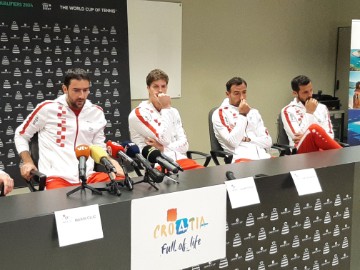 Konferencija za medije hrvatske Davis Cup reprezentacije