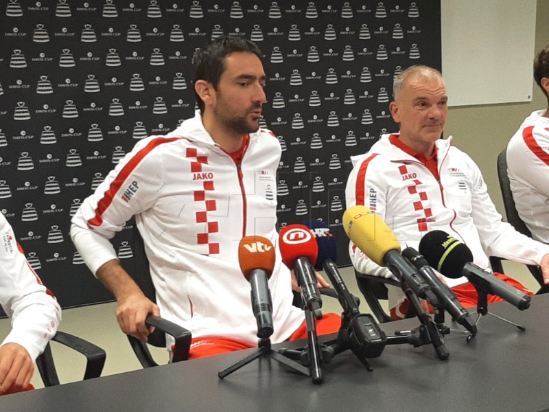 Konferencija za medije hrvatske Davis Cup reprezentacije