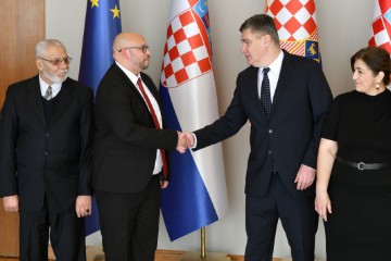 Milanović primio članove Vijeća romske nacionalne manjine Grada Zagreba