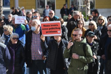 Prosvjed protiv "zakona opasnih namjera" u Splitu