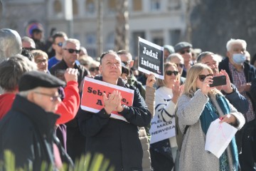 Prosvjed protiv "zakona opasnih namjera" u Splitu