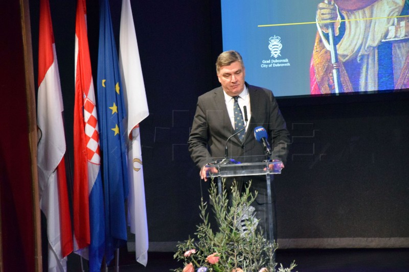 Milanović: Dubrovnik bogat grad s visokim, ranije postavljenim standardima