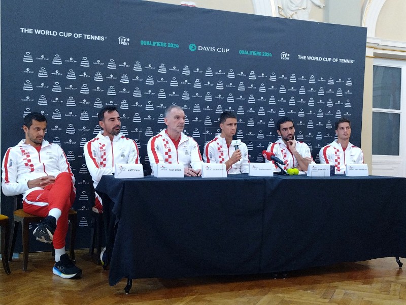 Službeni ždrijeb za Davis Cup dvoboj tenisača Hrvatske i Belgije