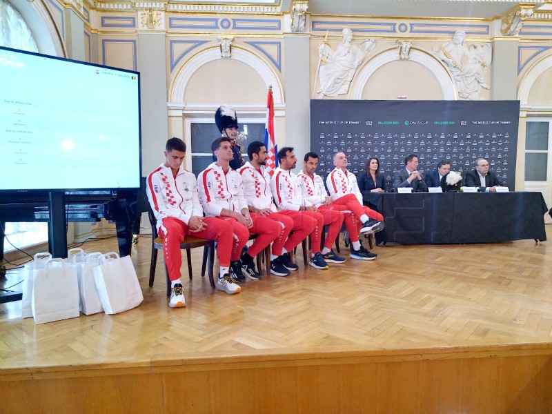 Službeni ždrijeb za Davis Cup dvoboj tenisača Hrvatske i Belgije