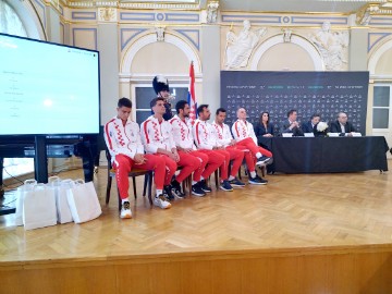 Službeni ždrijeb za Davis Cup dvoboj tenisača Hrvatske i Belgije