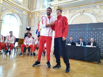 Službeni ždrijeb za Davis Cup dvoboj tenisača Hrvatske i Belgije