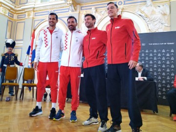 Službeni ždrijeb za Davis Cup dvoboj tenisača Hrvatske i Belgije