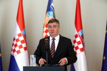 Konferencija za medije predsjednika Republike Zorana Milanovića