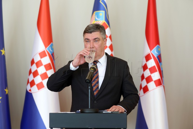 Konferencija za medije predsjednika Republike Zorana Milanovića