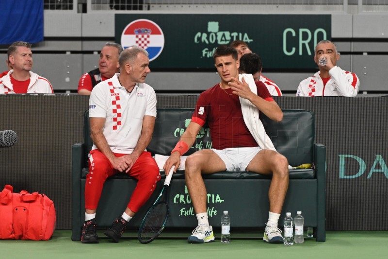 Kvalifikacijski meč Davis cup reprezentacija: Hrvatska - Belgija