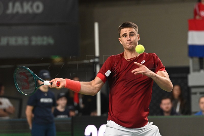 Kvalifikacijski meč Davis cup reprezentacija: Hrvatska - Belgija