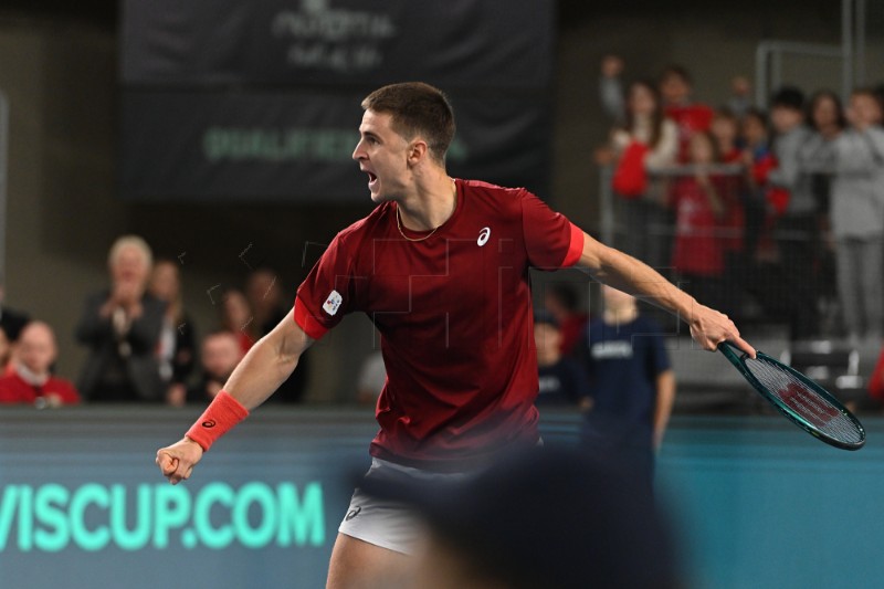 Kvalifikacijski meč Davis cup reprezentacija: Hrvatska - Belgija