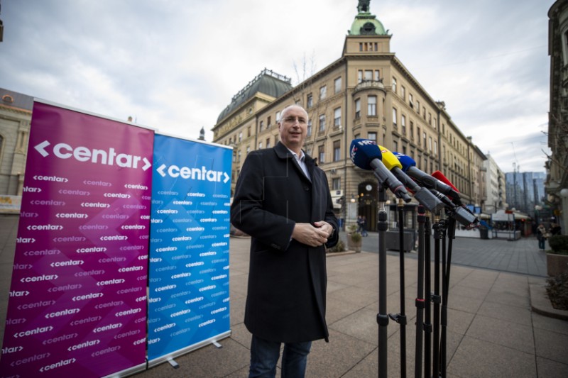 Konferencija za medije stranke Centar