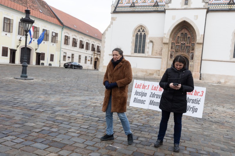 Možemo!: Nastavak prosvjeda na Markovom trgu