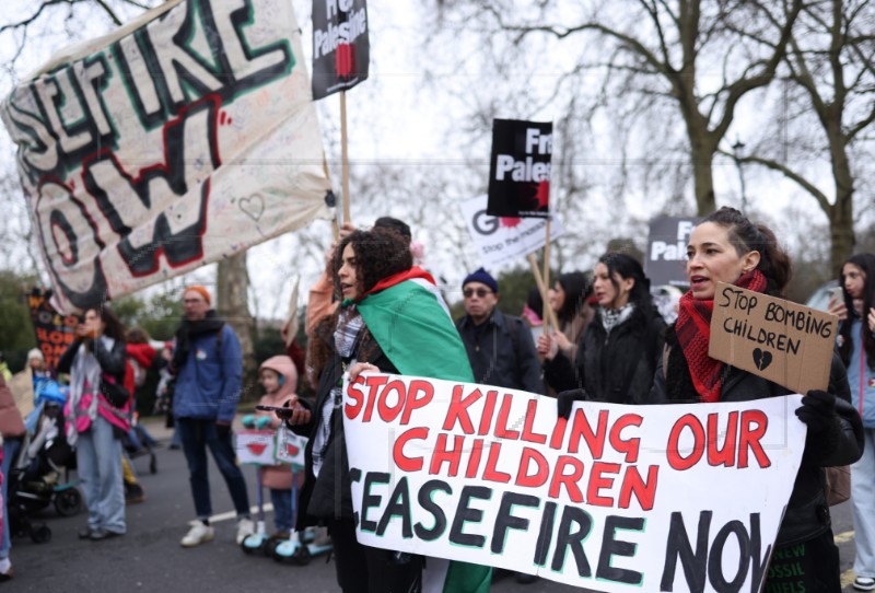 BRITAIN PROTEST ISRAEL GAZA CONFLICT