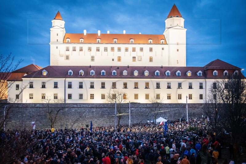 SLOVAKIA PROTEST