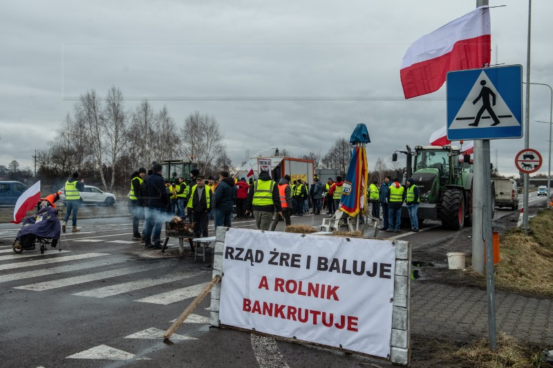 POLAND UKRAINE FARMERS PROTEST 