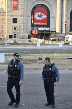 USA KANSAS CITY PARADE SHOOTING