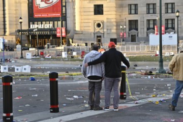 USA KANSAS CITY PARADE SHOOTING