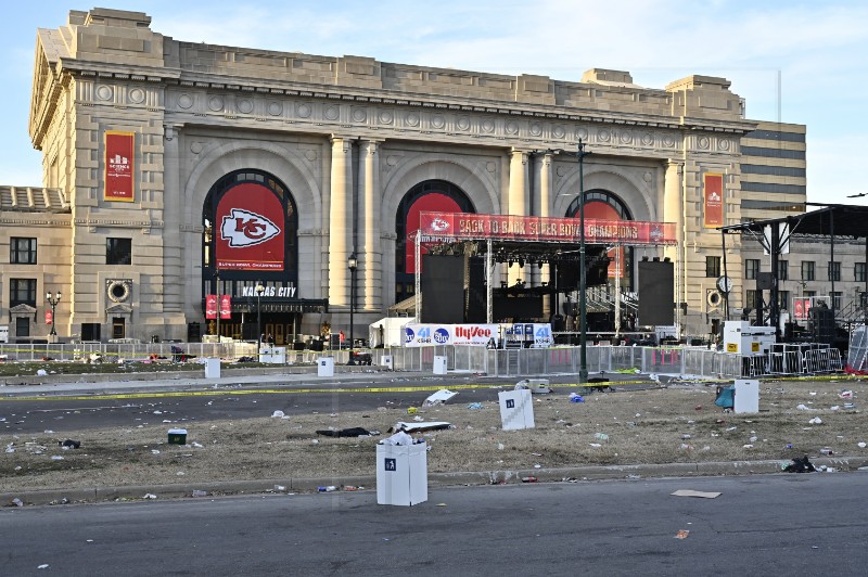 USA KANSAS CITY PARADE SHOOTING