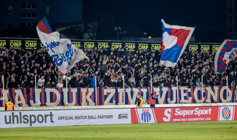 23. kolo nogometnog prvenstva Hrvatske Rudeš - Hajduk