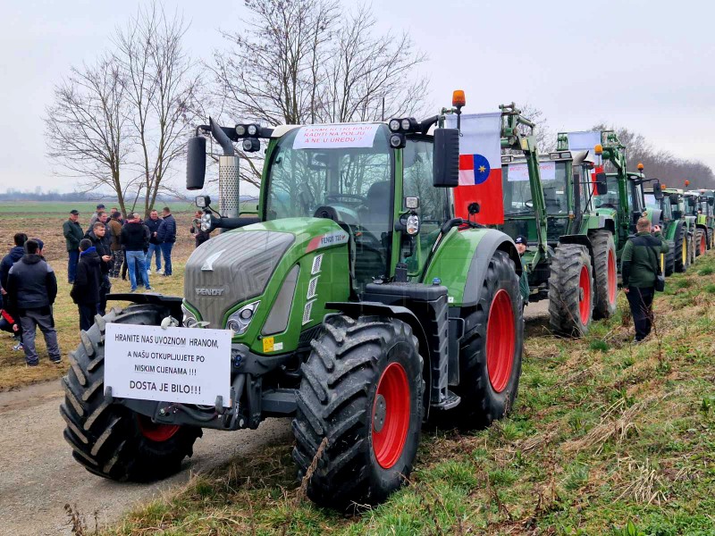 Prosvjed u Čakovcu: Počelo okupljanje međimurskih i varaždinskih OPG-ovaca