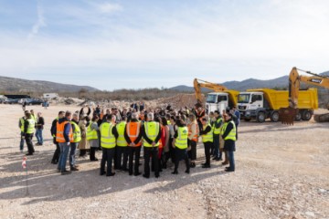 Svečano uvođenje izvođača u posao na tunelu Kozjak