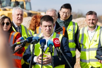 Svečano uvođenje izvođača u posao na tunelu Kozjak