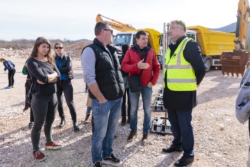 Svečano uvođenje izvođača u posao na tunelu Kozjak