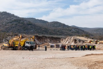 Svečano uvođenje izvođača u posao na tunelu Kozjak