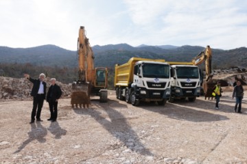 Svečano uvođenje izvođača u posao na tunelu Kozjak