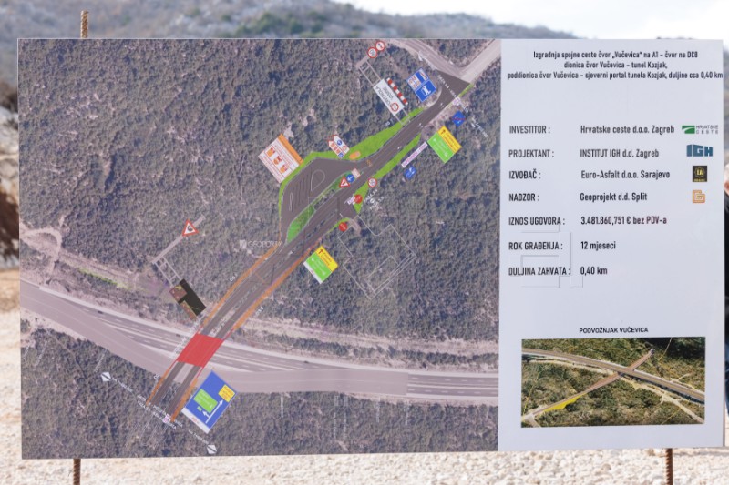 Correcting news item: Work on Kozjak tunnel, new access route to Split begins