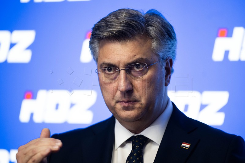 Sjednica šireg predsjedništva HDZ-a - izjava Plenković