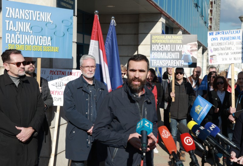 Konferencija za medije Nezavisnog sindikata znanosti i visokog obrazovanja