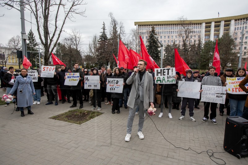 MOLDOVA OPOSITION PROTEST