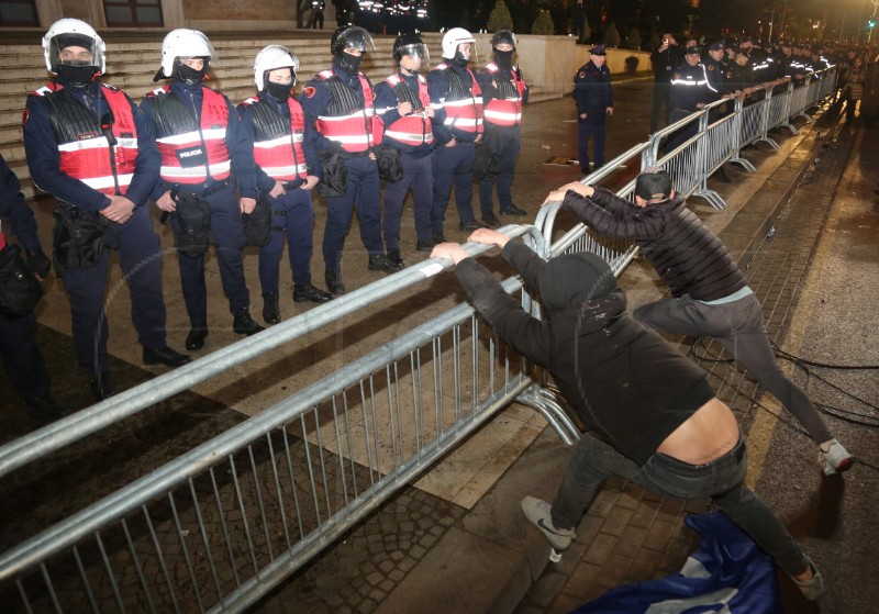 ALBANIA GOVERNMENT PROTEST