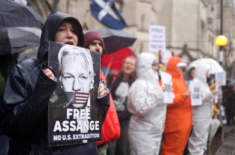 BBRITAIN JULIAN ASSANGE EXTRADITION