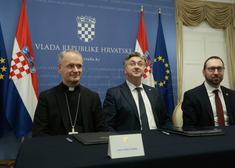 Sporazum u vezi rekonstrukcije stadiona Maksimir i objekata Katoličke Crkve u Zagrebu