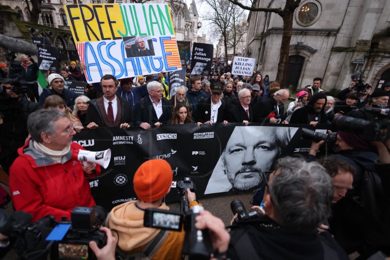 BRITAIN JULIAN ASSANGE EXTRADITION