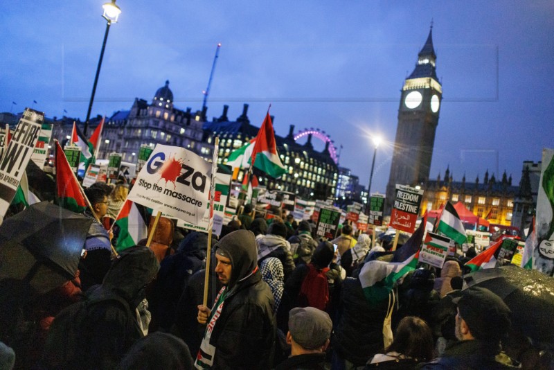 BRITAIN PROTEST ISRAEL GAZA CONFLICT