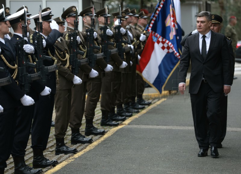 Milanović na obilježavanju 30. obljetnice ustroja 1. hrvatskog gardijskog zbora