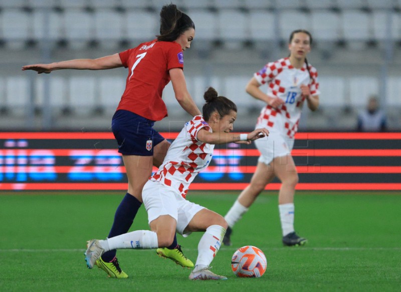 Liga nacija (ž): Hrvatska - Norveška 0-3